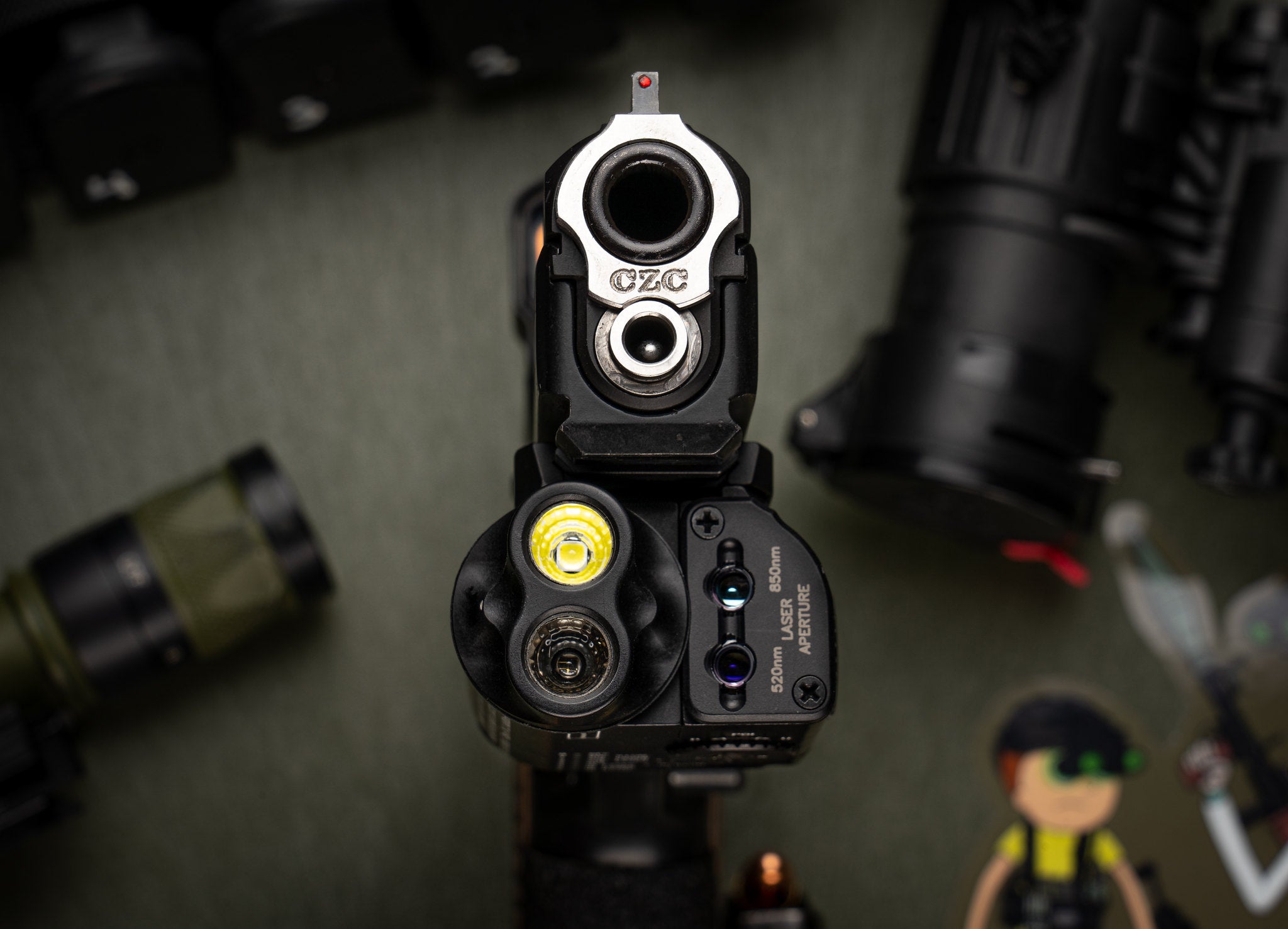 Sports shooting licence for handgun, showing CZ handgun.
