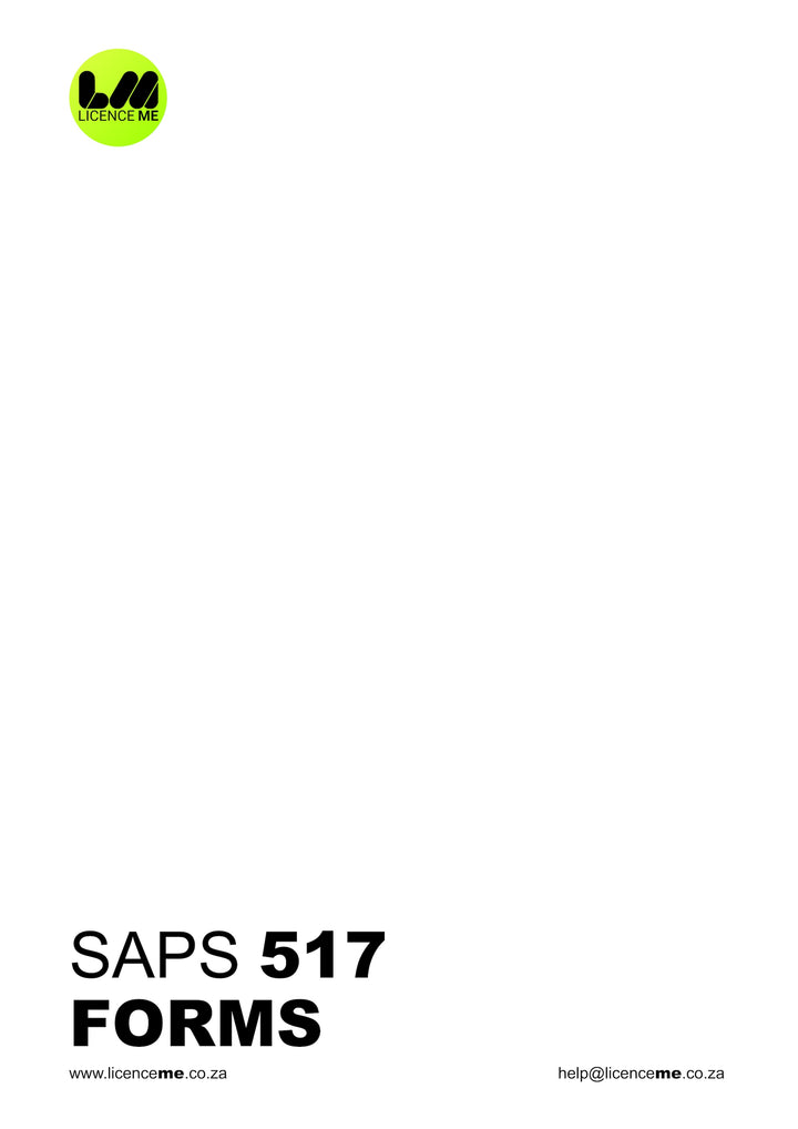 SAPS 517 Competency Certificate Application forms from Licence Me